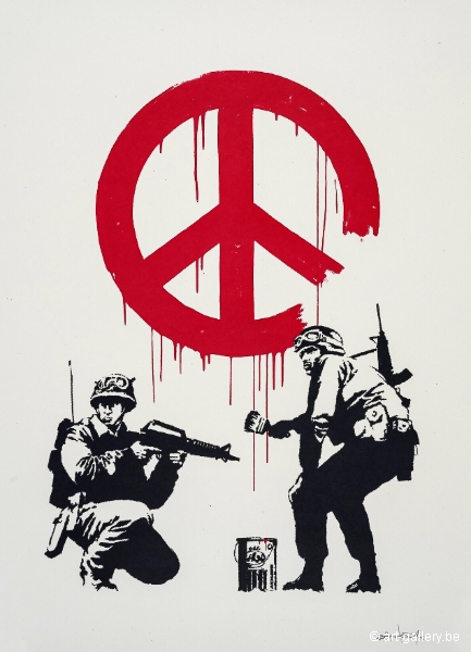 BANKSY - CND Soldiers Signed